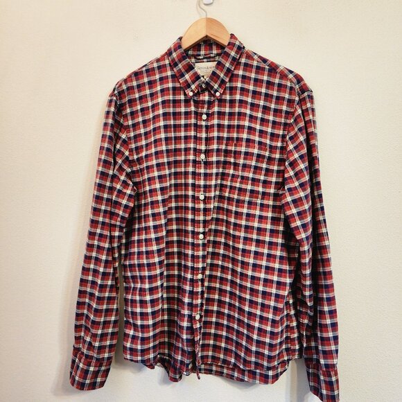 Vintage Denim & Supply Ralph Lauren Workshirt Mens XL Plaid Classic Old Money - Picture 1 of 14
